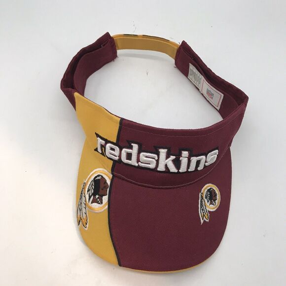 Washington Redskins NFL Visor Burgundy & Gold Twill Embroidered Logo Strapback - Picture 6 of 9